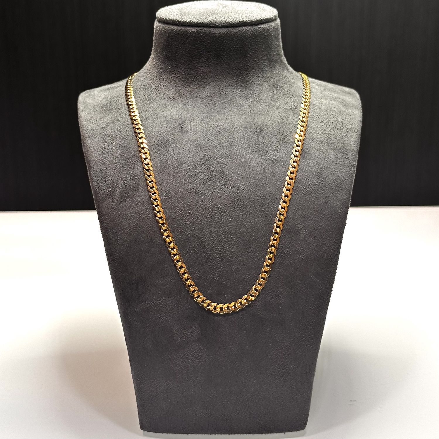 Pre-Owned 9ct Yellow Gold 20&quot; Curb Chain 9.4g