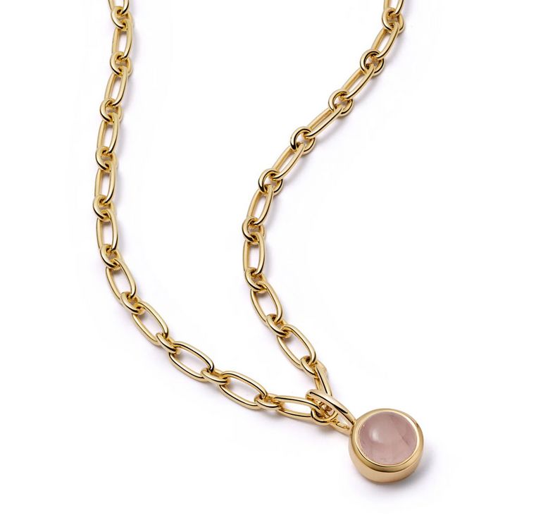 Rose Quartz Chunky Necklace