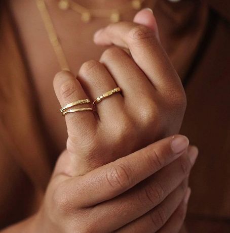 Ball and Bar Chunky Ring
