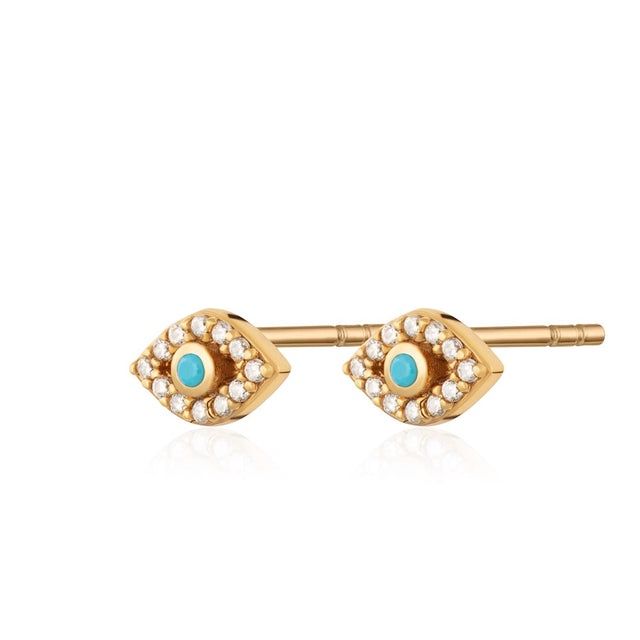 Evil Eye Stud Earrings