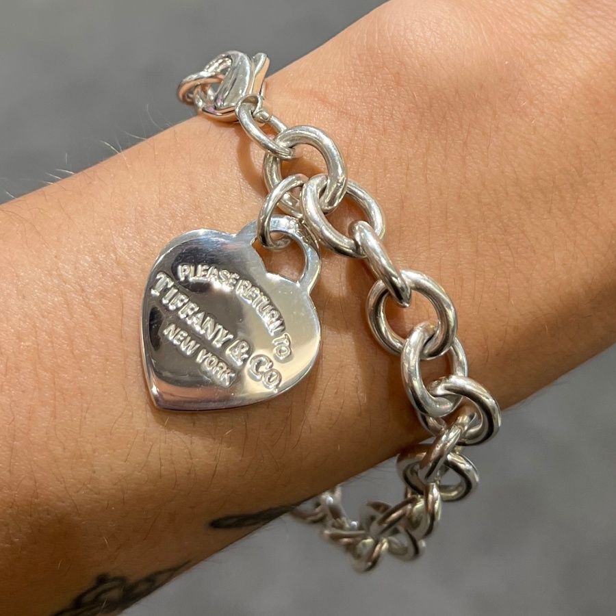 Pre-Owned Tiffany &amp; Co Return to Tiffany Heart Tag Bracelet