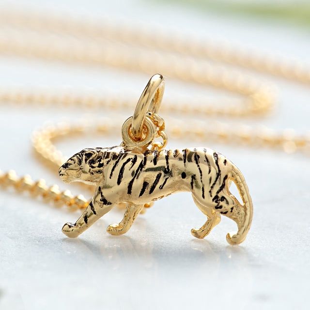 Gold Tiger Necklace