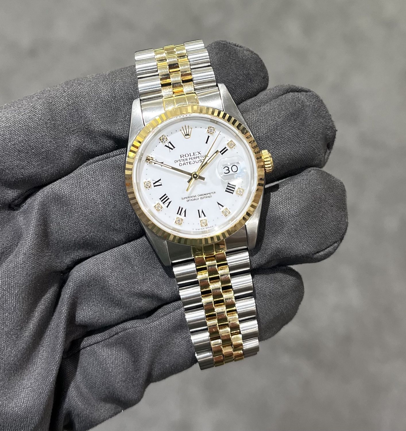 Pre-Owned Rolex Datejust 36mm Steel &amp; Gold 16233