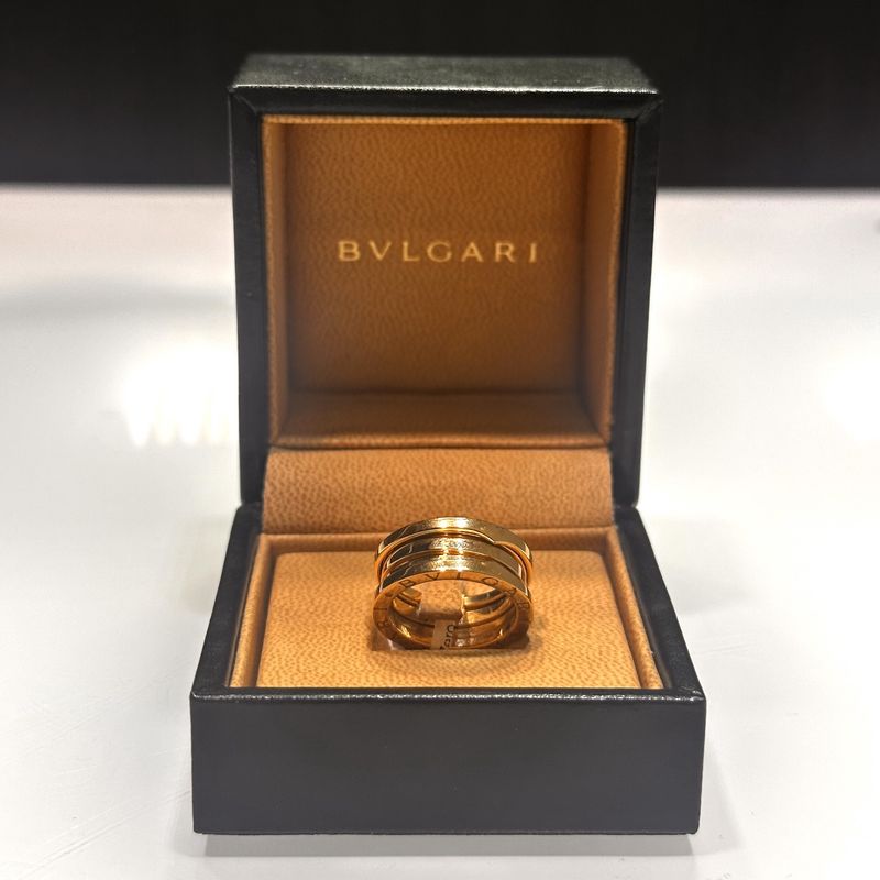 Pre-Owned 18ct Yellow Gold Bvlgari B.Zero Four Band Ring
