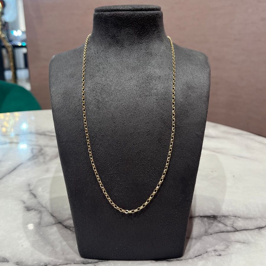 Pre-Owned 9ct Yellow Gold 20” Belcher Chain 5g