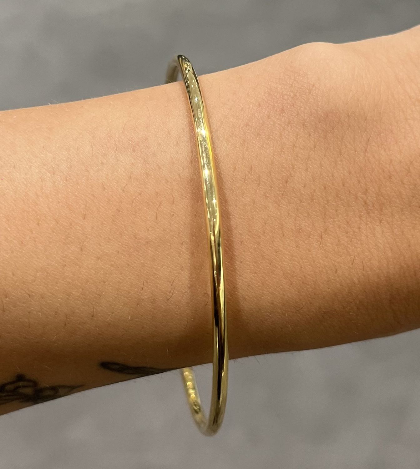 Pre-Owned 18ct Yellow Gold Slave Bangle