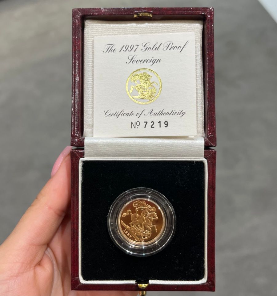 1997 Proof Gold Sovereign