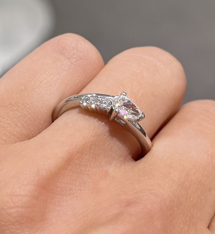 Pre-Owned 18ct White Gold 0.38ct Diamond Cluster Ring