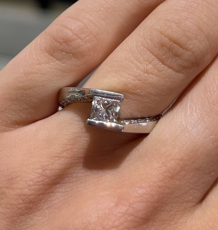 Pre-Owned 14ct White Gold 0.55ct Diamond Ring