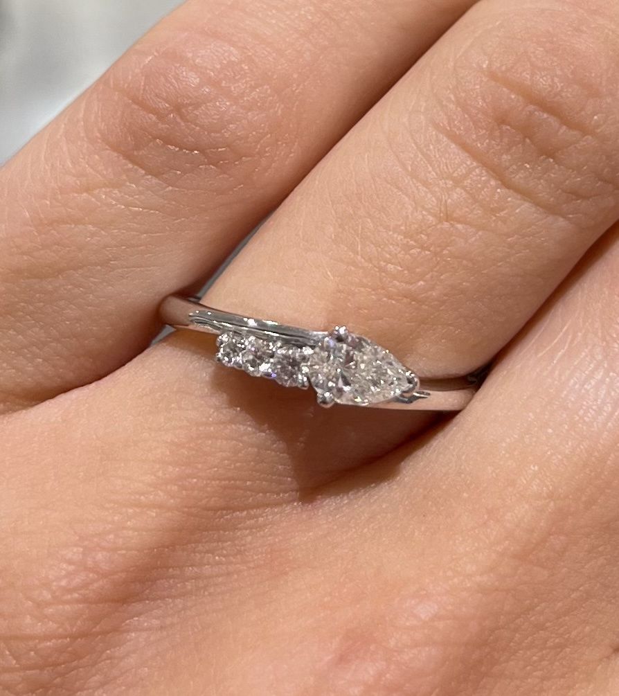 Pre-Owned 18ct White Gold 0.38ct Diamond Cluster Ring