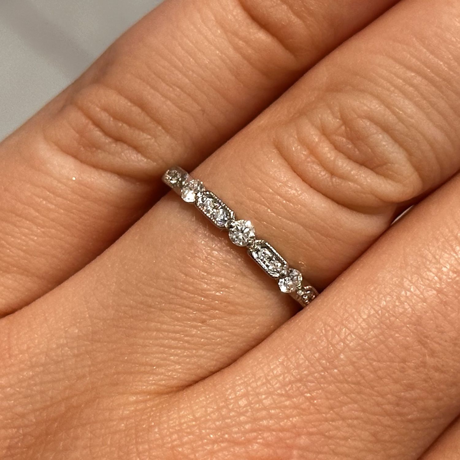 Pre-Owned Platinum 0.25ct Diamond Eternity Ring