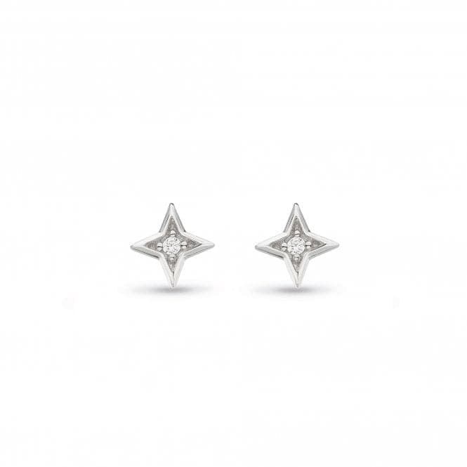 Silver Astoria Starburst Mini Cubic Zirconia Studs