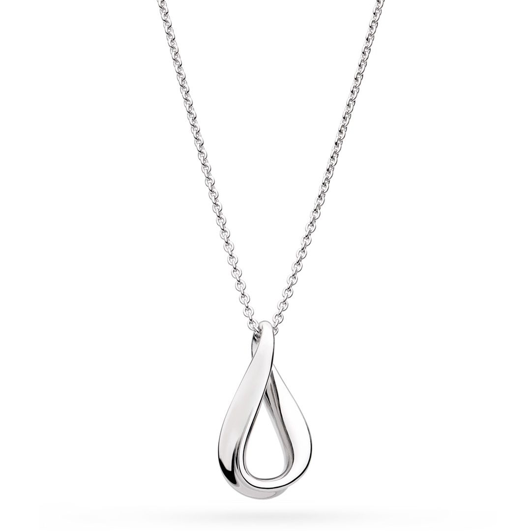 Silver Serenity Dainty Necklace 18&quot;