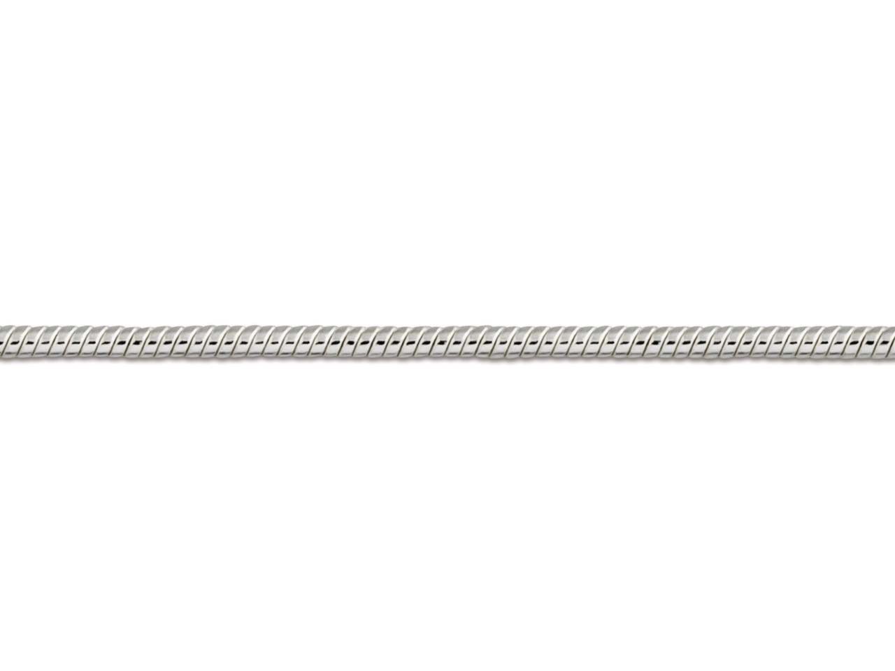 Sterling Silver 0.9mm Mini Snake Chain, Length: 16&quot;