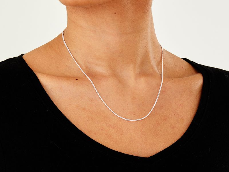 Sterling Silver 1.5mm Curb Chain