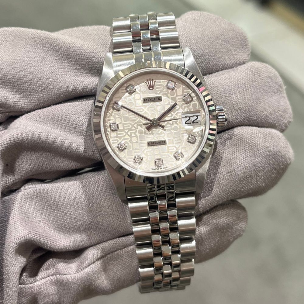 Pre-Owned Rolex Oyster Perpetual 31mm Midsize Steel Ladies Datejust 68274