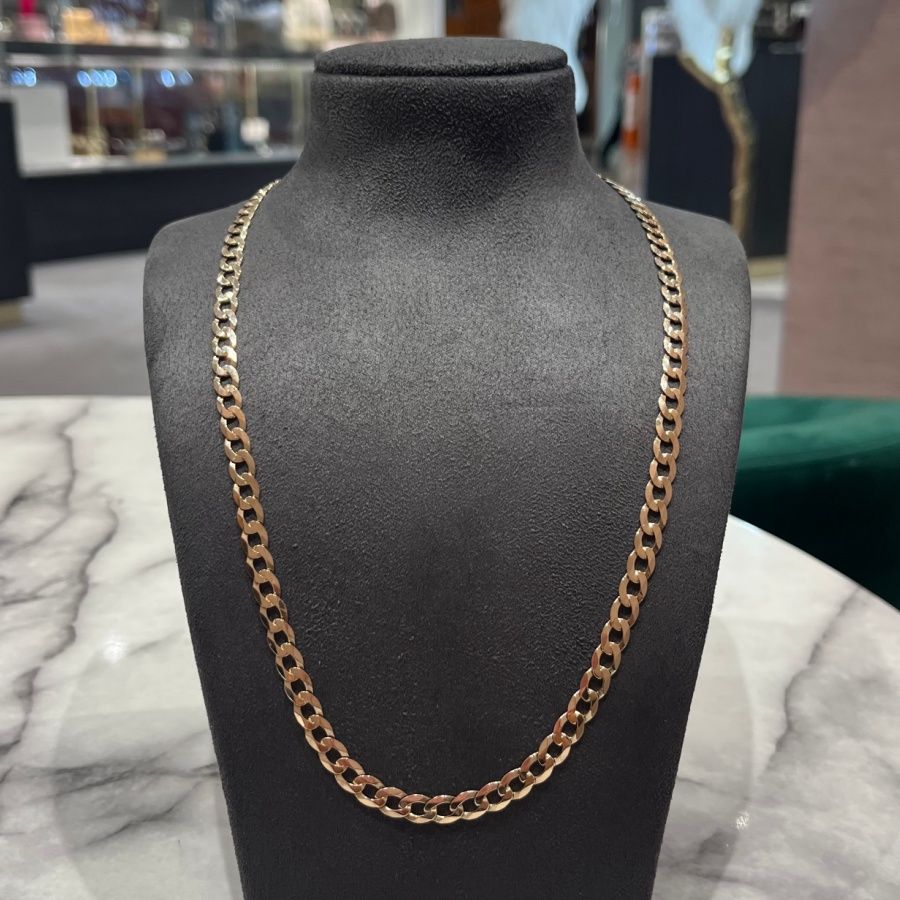 Pre-Owned 9ct Yellow Gold 14.6g 20” Curb Chain