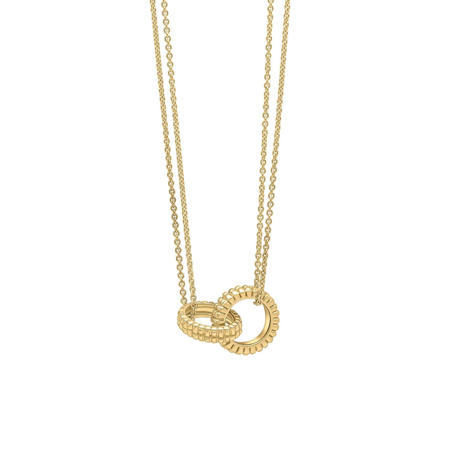 9ct Yellow Gold Interlinking Necklace