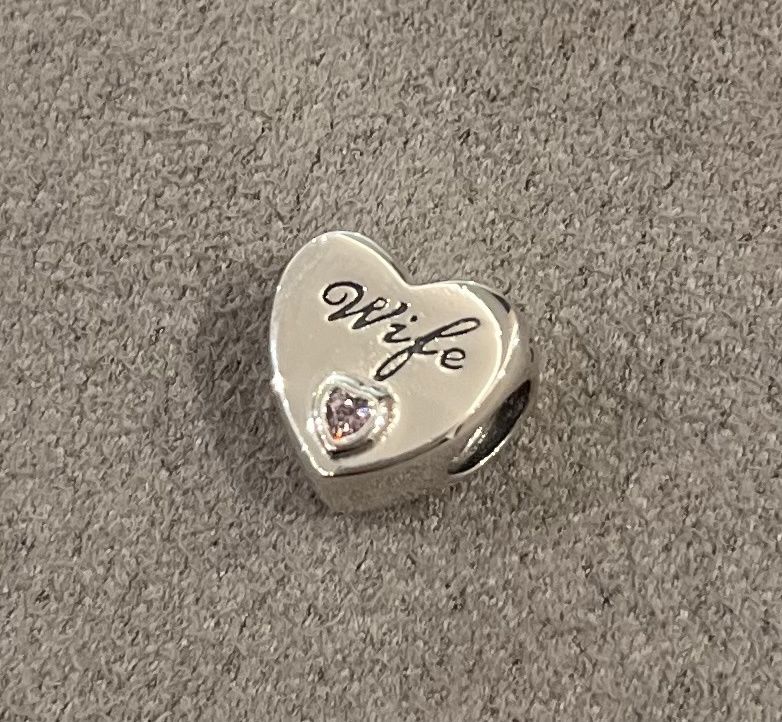 Pre-Owned Pandora Wife Love Heart Charm