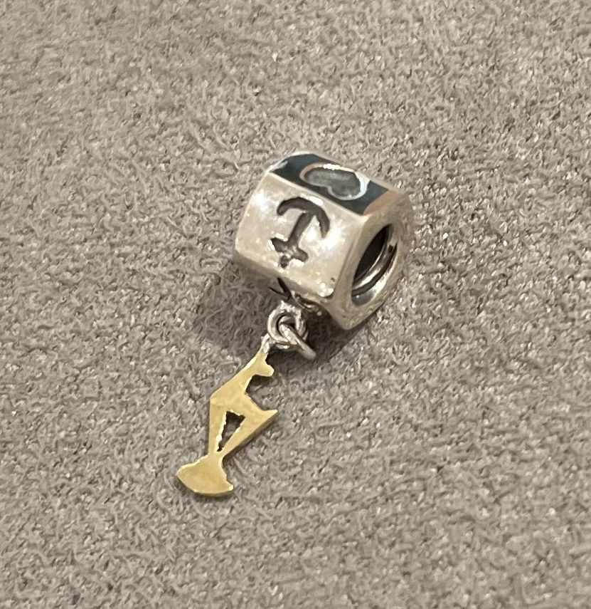 Pre-Owned Pandora Heart &amp; Anchor Charm