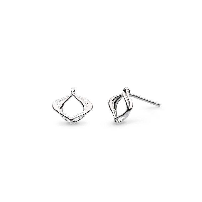 Silver Alicia Petite Stud Earrings