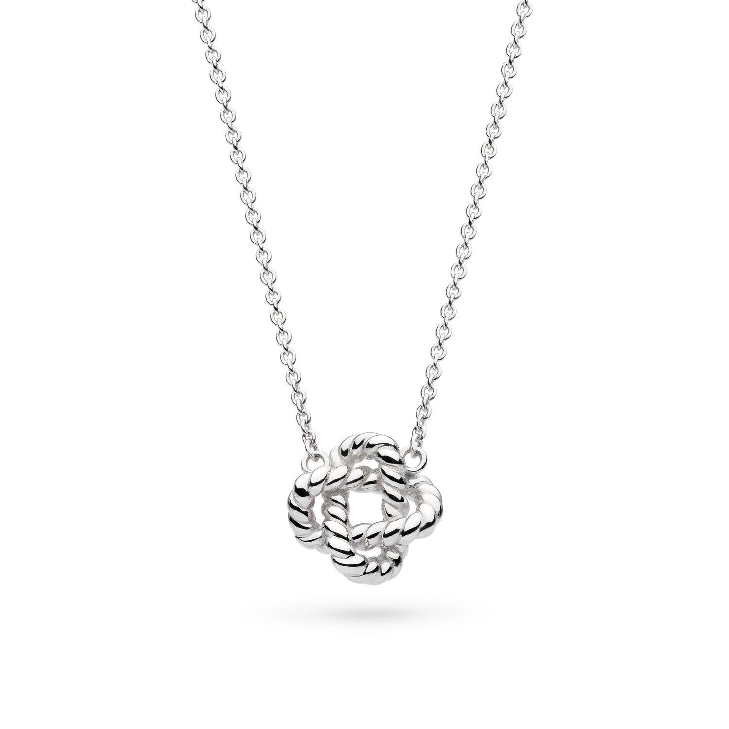 Silver Marina Silver Rope Knot Necklace