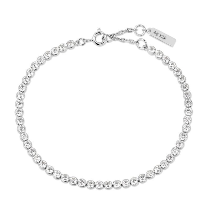 Silver Chic Creator CZ Row Bracelet