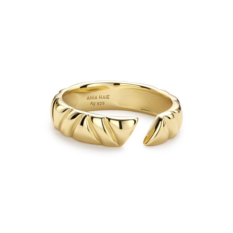 Silver Heart Hunter Twill Ring