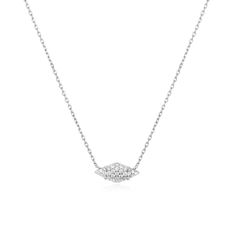 Silver Dusk Divas Pavé Sparkle Necklace