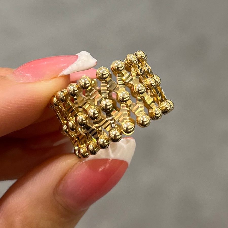 Pre-Owned 18ct Yellow Gold Expanding Ring - Bangle