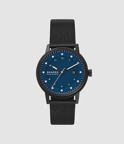 Skagen Henriksen Solar-Powered Midnight Steel Watch