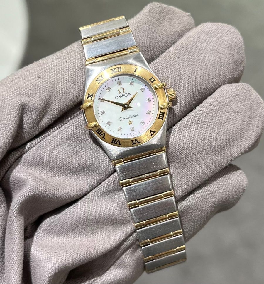 Pre-Owned Omega Constellation Diamond Dial Ladies Watch 12627500
