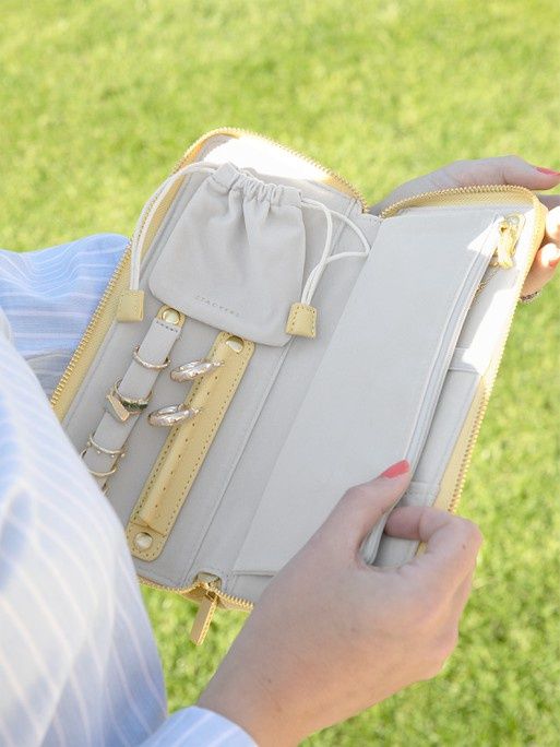 Yellow Jewellery Roll