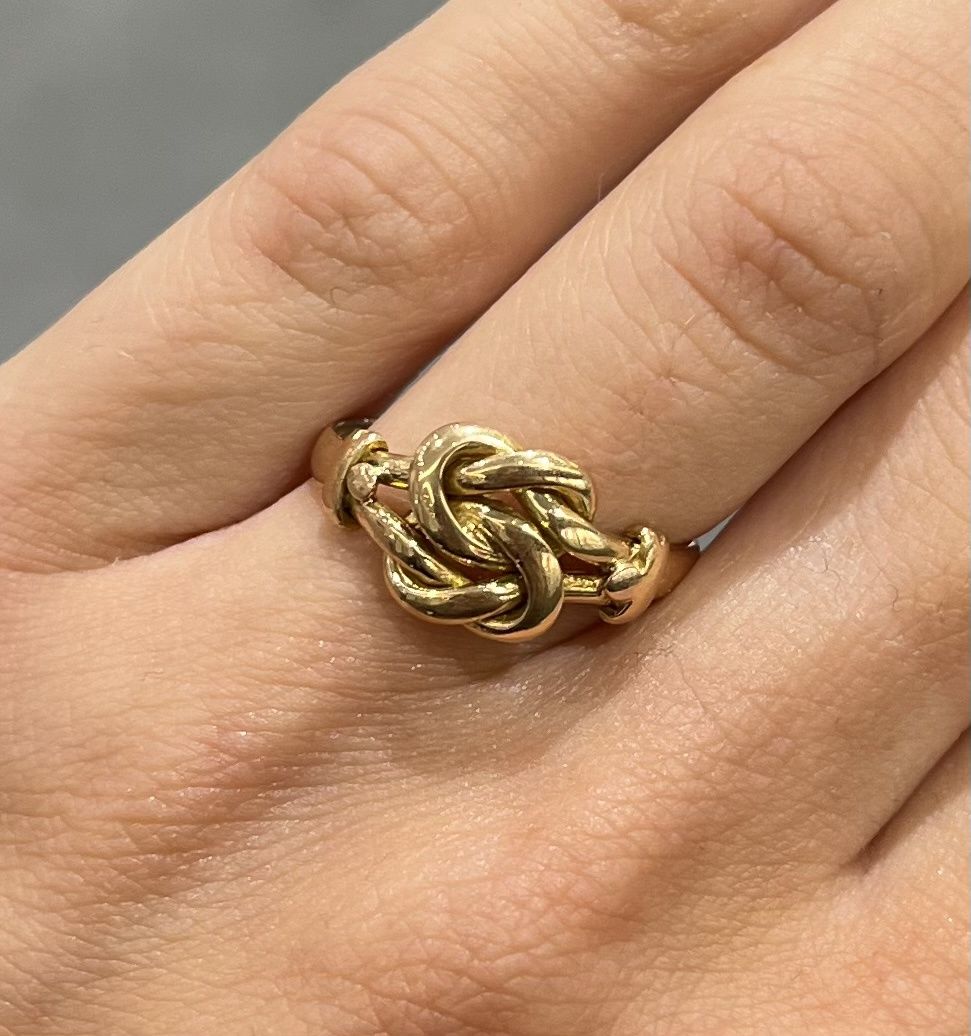 Pre-Owned 18ct Yellow Gold Knot Ring