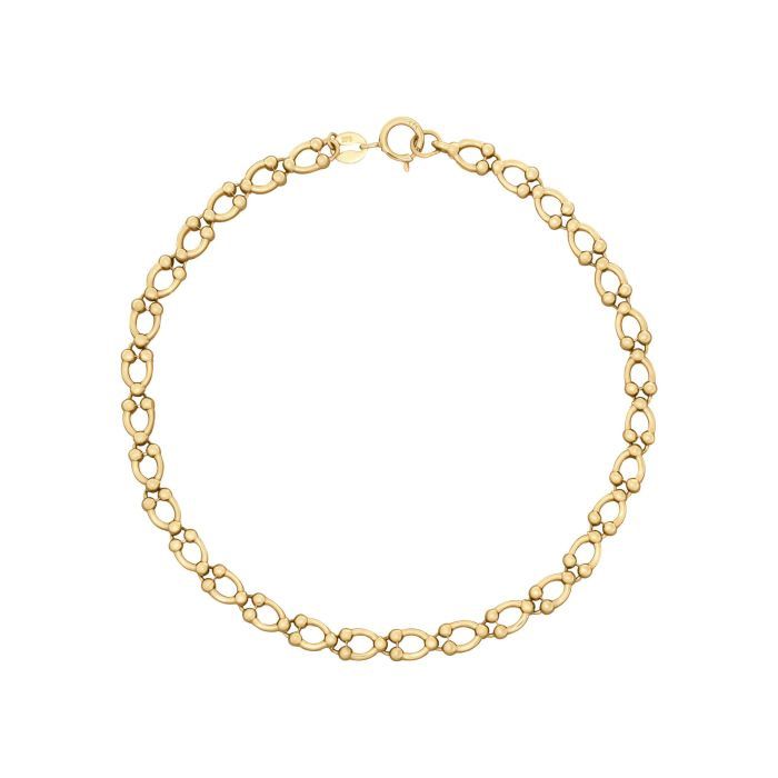 9ct Yellow Gold Small Oval Link Bracelet