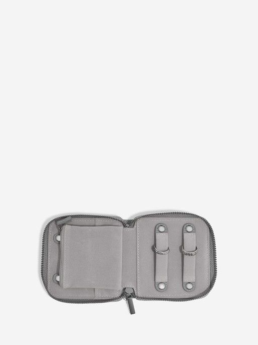 Slate Grey Compact Jewellery Roll