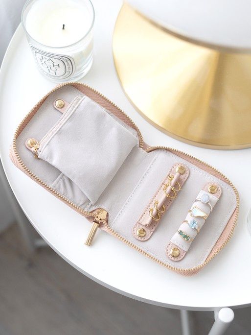 Blush Compact Jewellery Roll