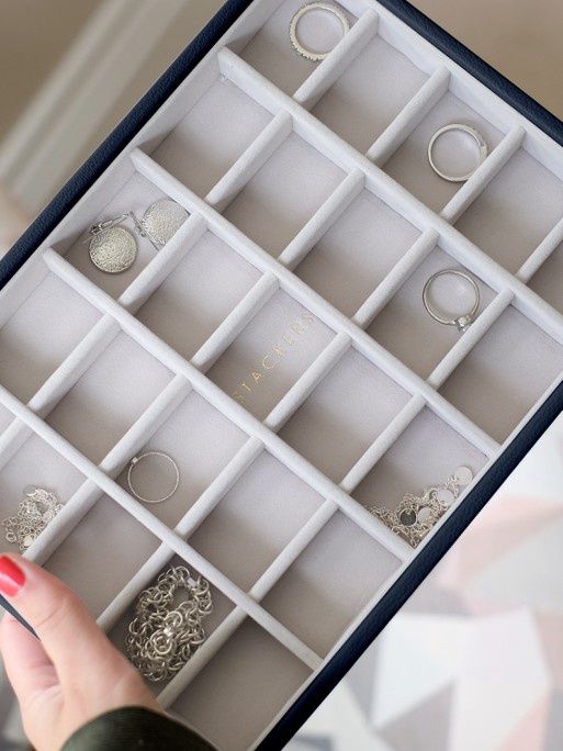 Navy Pebble Classic Trinket Layer