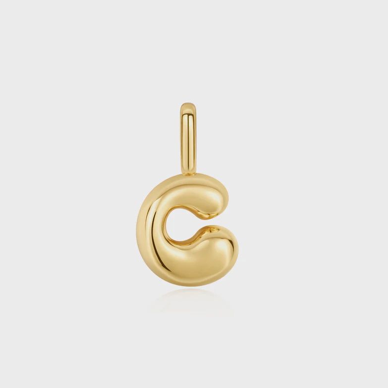 Silver Letter &#39;C&#39; Charm
