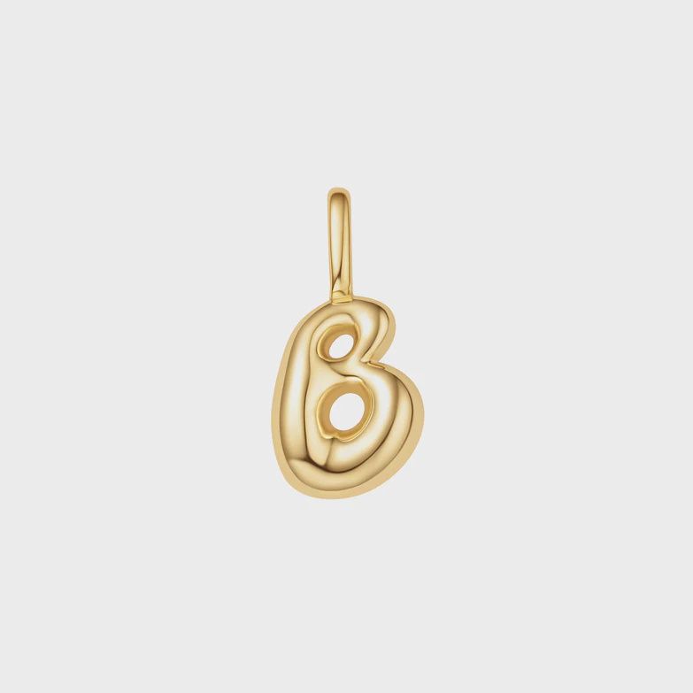 Silver Letter 'B' Charm