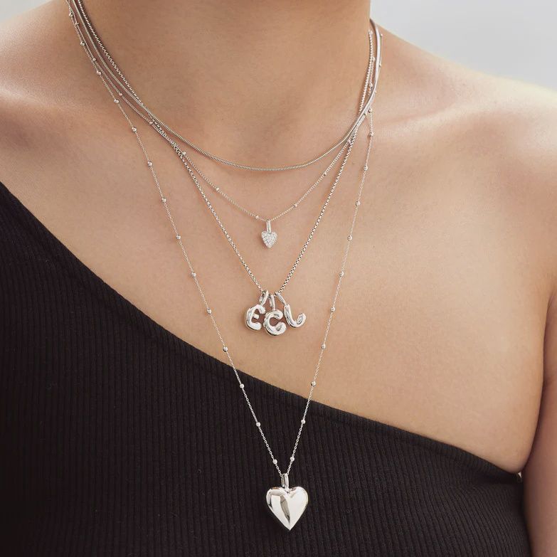 Silver Letter 'L' Charm