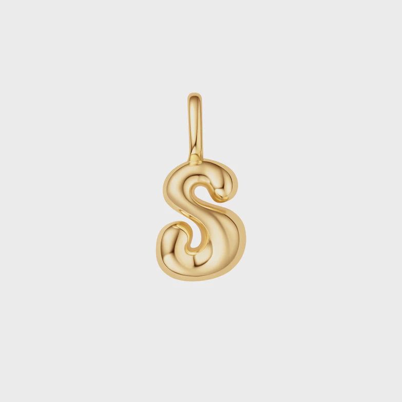 Silver Letter 'S' Charm