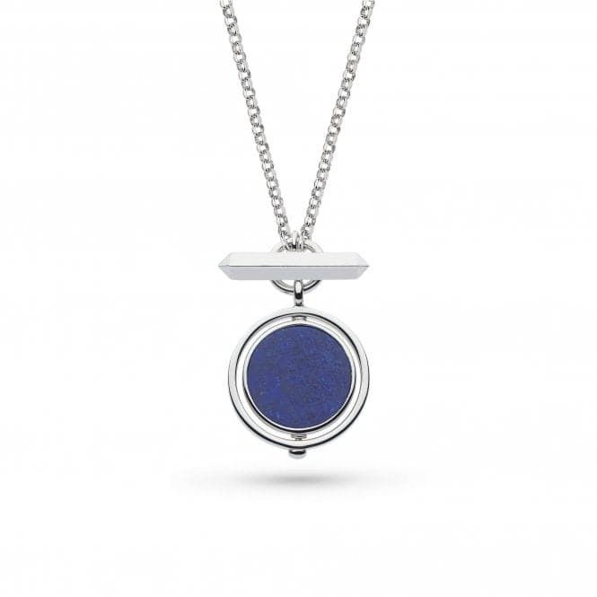 Silver Revival Eclipse Equinox T-Bar Style Spinner 18&quot; Necklace