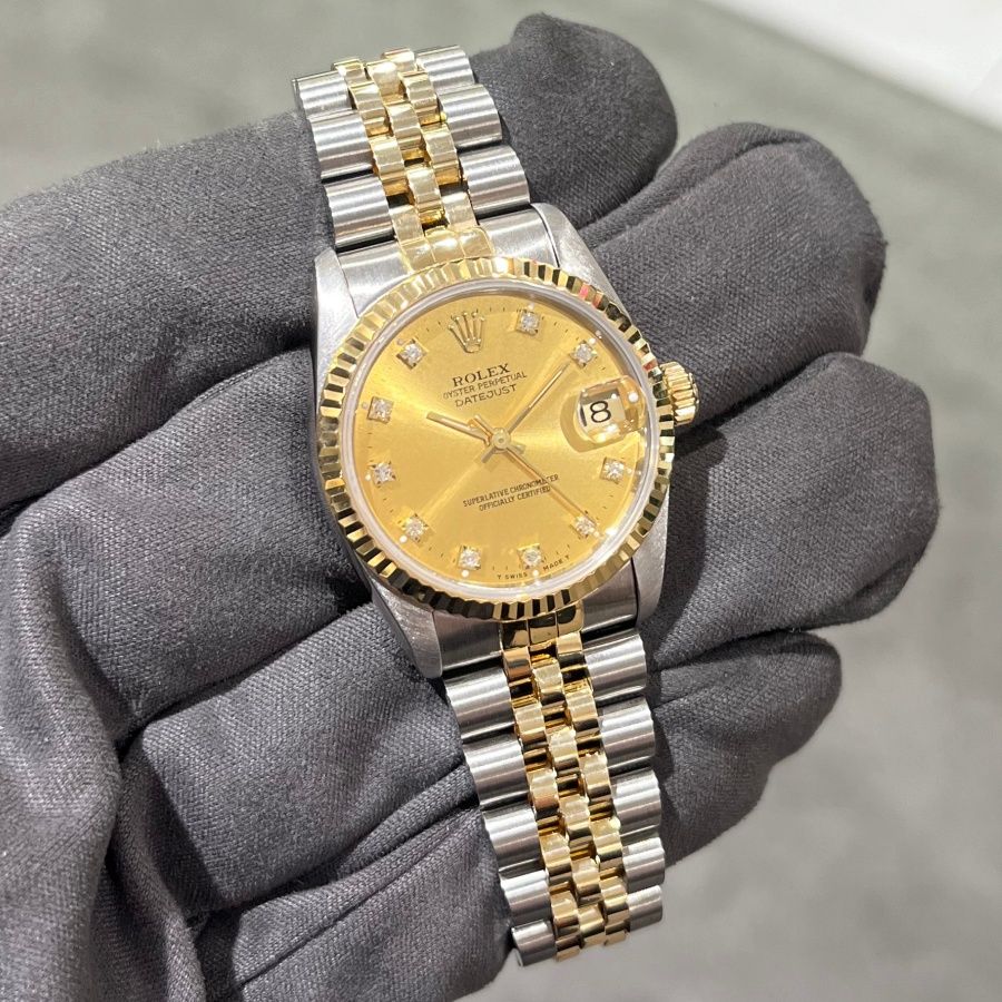 Pre-Owned Rolex Datejust 31mm Midsize Diamond Dial 68273