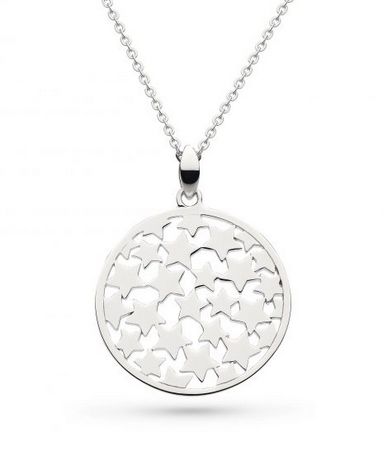 Silver Stargazer Nova Disc Necklace