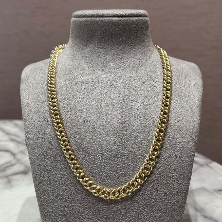 Pre-Owned 9ct Yellow Gold 18” Double Curb Chain
