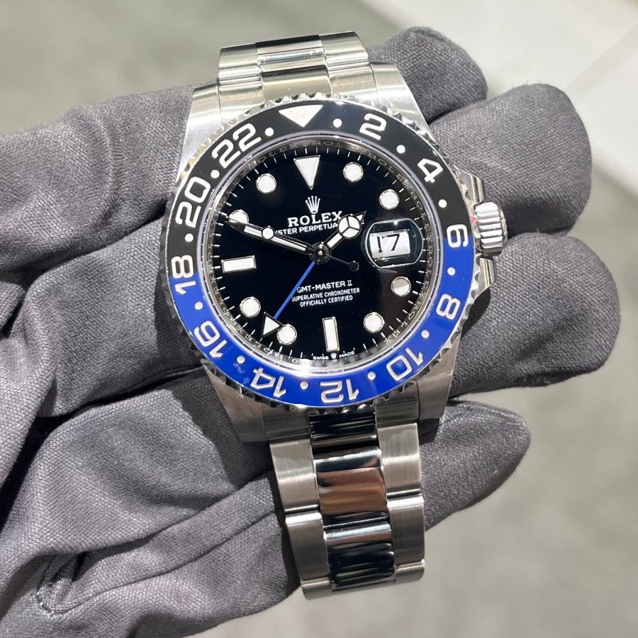 Pre-Owned Rolex Oyster Perpetual GMT Master II &#39;Batman&#39;  Gents Watch 126710BLNR