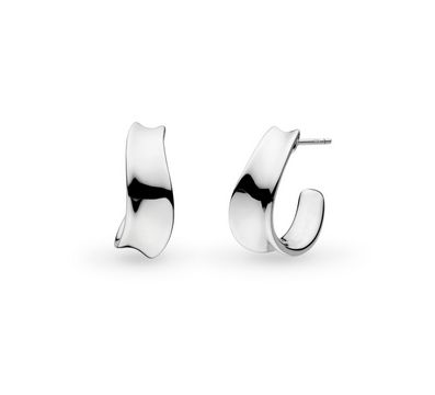 Silver Serenity Grande Hoop Earrings