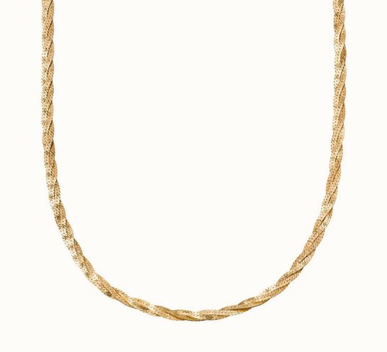 Silver Gold Plated Chain Necklace