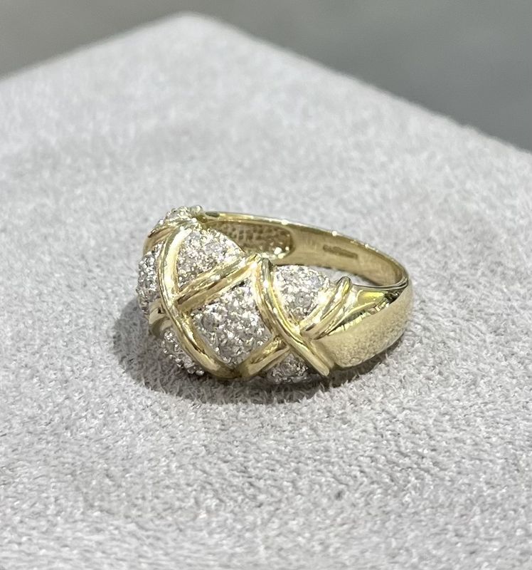 Pre-Owned 9ct Yellow Gold 0.15ct Diamond Band